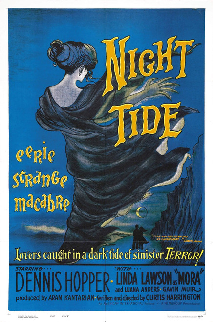 Night Tide 02 Poster Canvas Movie Film Print A0 A1 A2 A3 A4 A5 A6 Art Wall Decor