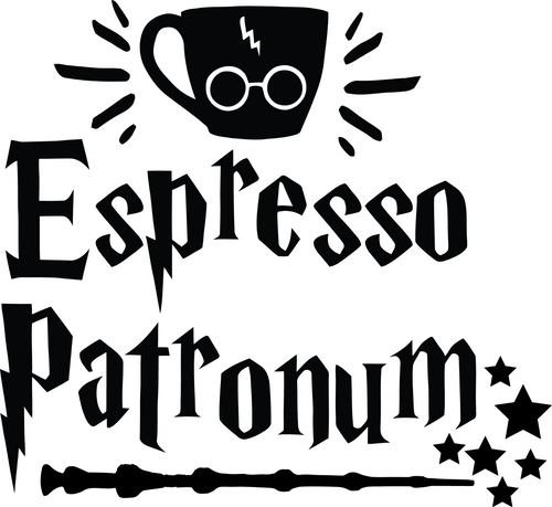37_ Espresso Patronum Poster Canvas Movie Film Print A0 A1 A2 A3 A4 A5 A6 Art Wa