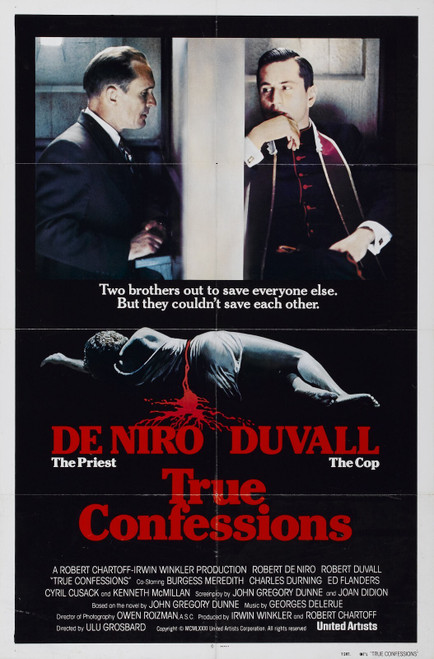 True Confessions (1981)_2 Poster Canvas Movie Film Print A0 A1 A2 A3 A4 A5 A6 Ar