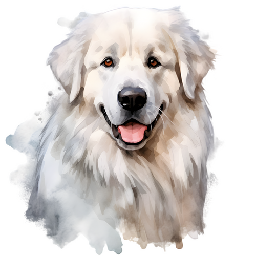 Great Pyrenees (2) Poster Canvas Print Art Painting Decor Reprint wall A0 A1 A2
