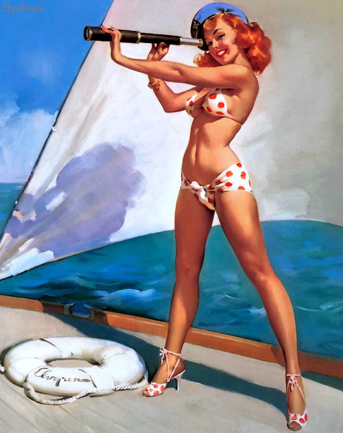 Pin-Up-Girls-ver33 Poster Canvas Movie Film Print A0 A1 A2 A3 A4 A5 A6 Art Wall