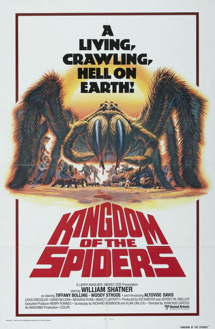 Kingdom of the Spiders (1977)_1 Poster Canvas Movie Film Print A0 A1 A2 A3 A4 A5