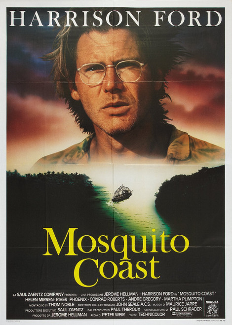 The Mosquito Coast (1986)_3 Poster Canvas Movie Film Print A0 A1 A2 A3 A4 A5 A6
