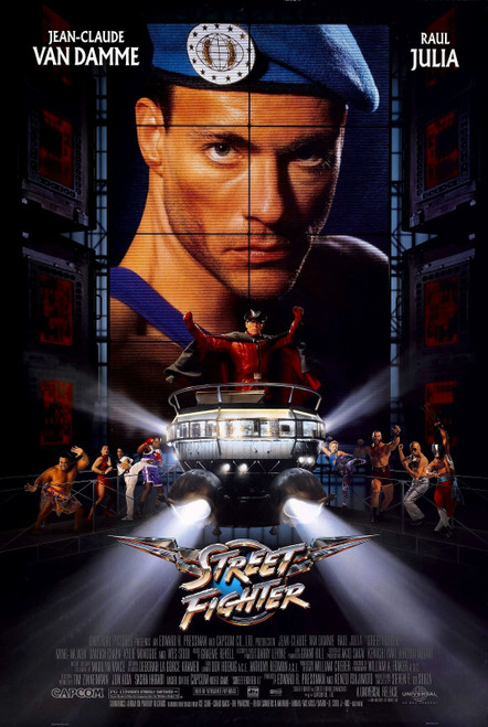 Street Fighter 1994 01 Poster Canvas Movie Film Print A0 A1 A2 A3 A4 A5 A6 Art W