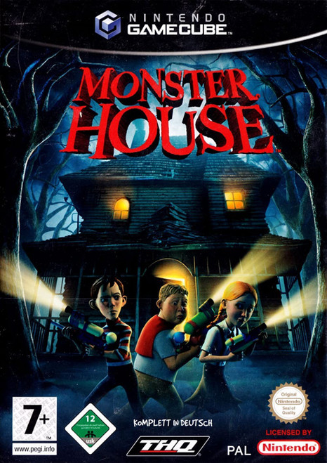 MONSTER HOUSE (2006) 3 Poster Canvas Movie Film Print A0 A1 A2 A3 A4 A5 A6 Art W