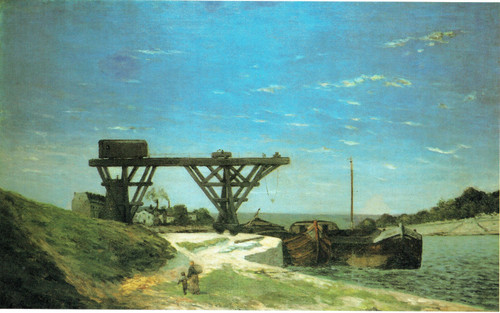 Paul Gauguin- The Seine in Paris between the Pont d'lena and Pont de Grenelle-18