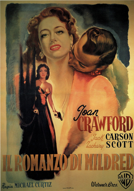 Mildred Pierce- Italian- 1945 Poster Canvas Movie Film Print A0 A1 A2 A3 A4 A5 A