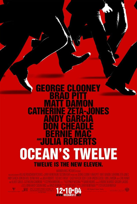Ocean_s Twelve (2004)_2 Poster Canvas Movie Film Print A0 A1 A2 A3 A4 A5 A6 Art
