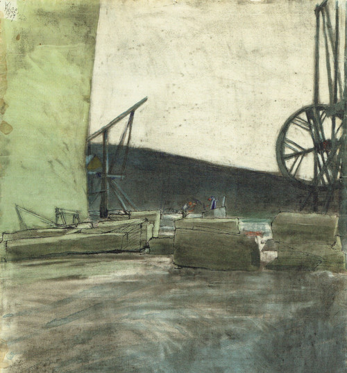 Paul Klee - In the Quarry 1907 Poster Canvas Movie Film Print A0 A1 A2 A3 A4 A5