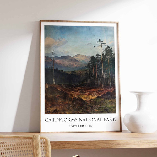3_Cairngorms National Park Poster, Home Decor, British Wall Art, United Kingdom