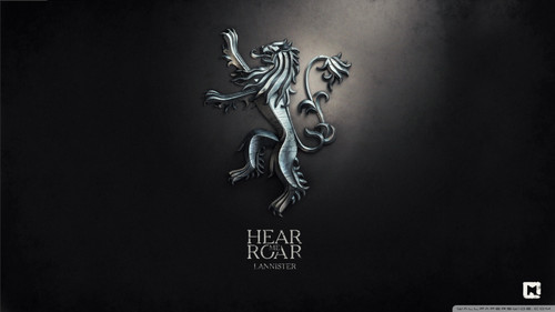 game_of_thrones_hear_me_roar_lannister-wallpaper-1920x1080 Poster Canvas Movie F