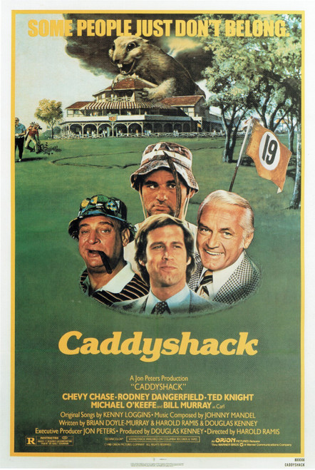 Caddyshack -US 1980 Poster Canvas Movie Film Print A0 A1 A2 A3 A4 A5 A6 Art Wall