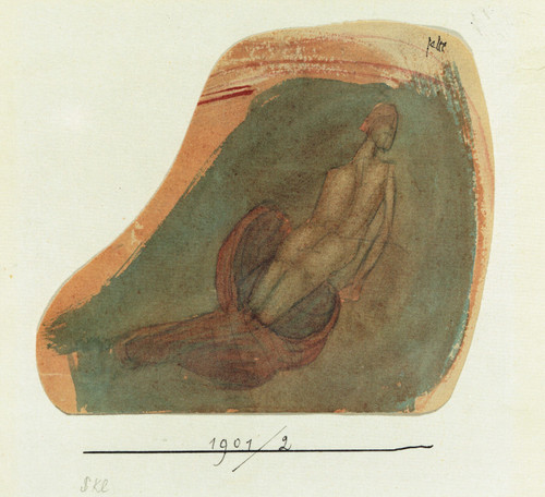 Paul Klee - Hovering Grace 1901 Poster Canvas Movie Film Print A0 A1 A2 A3 A4 A5