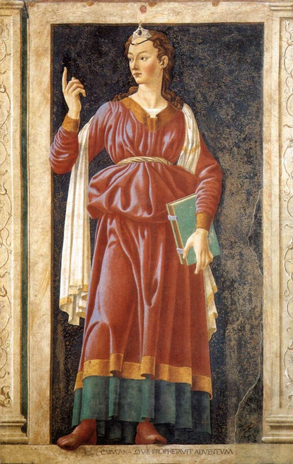 Famous_Persons_The_Cumean_Sibyl_WGA Poster Canvas Movie Film Print A0 A1 A2 A3 A