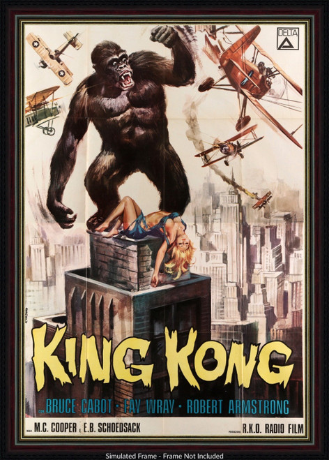 KING KONG (1933) 5 Poster Canvas Movie Film Print A0 A1 A2 A3 A4 A5 A6 Art Wall