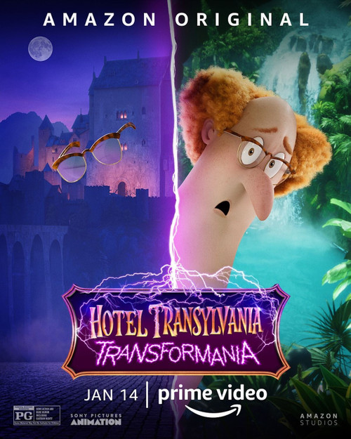 Hotel Transylvania Transformania 6 Poster Canvas Movie Film Print A0 A1 A2 A3 A4