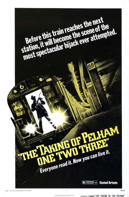 The Taking of Pelham One Two Three (1974)_2 Poster Canvas Movie Film Print A0 A1