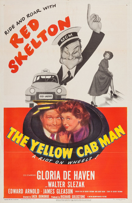 The Yellow Cab Man (1950)_0 Poster Canvas Movie Film Print A0 A1 A2 A3 A4 A5 A6