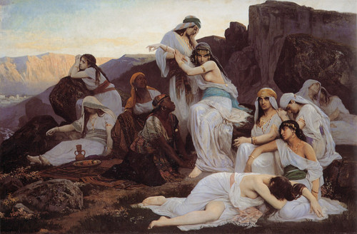 Debat_Ponsan_The_Daughter_of_Jephthah Art Gallery Poster Canvas Print Wall Decor
