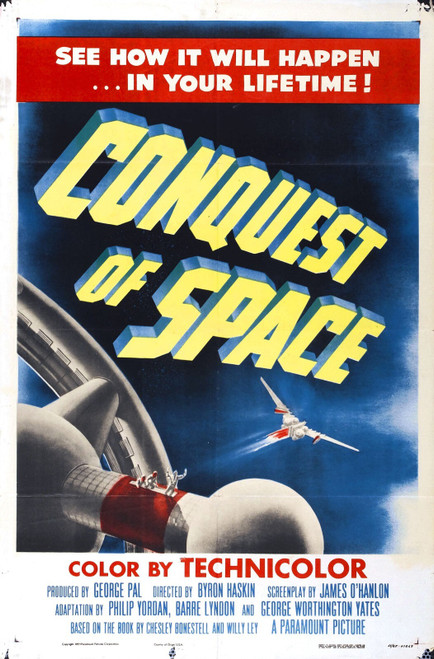 Conquest Of Space 01 Poster Canvas Print Art Painting Decor Reprint wall A0 A1 A
