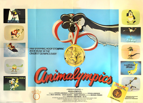 Animalympics (1980)_0 Movie Film Poster Canvas iconic design