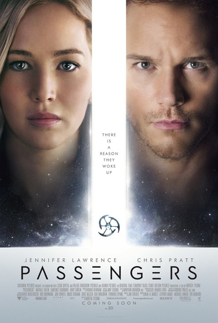 Passengers (2016)_2 Poster Canvas Movie Film Print A0 A1 A2 A3 A4 A5 A6 Art Wall