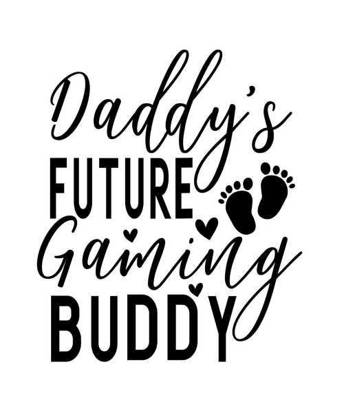 Daddys Future Gaming Buddy-01 Poster Canvas Movie Film Print A0 A1 A2 A3 A4 A5 A