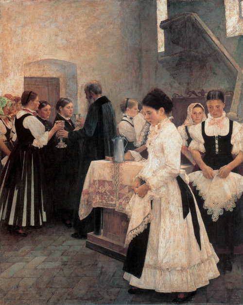 Csok_Istvan_Ezt_cselekedjetek_az_en_emlekezetemre Poster Canvas Print Art Painti