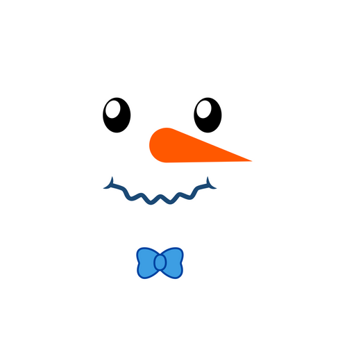 Snowman-Face_14 Poster Canvas Movie Film Print A0 A1 A2 A3 A4 A5 A6 Art Wall Dec