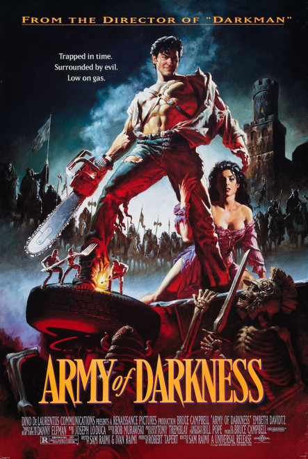 Army of Darkness (1993)_1 Movie Film Poster Canvas iconic design