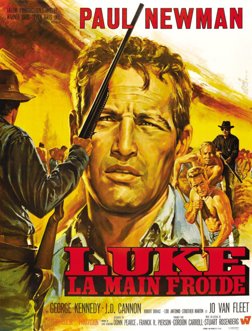 Cool-Hand-Luke_poster_goldposter_com_22 Poster Canvas Print Art Painting Decor R