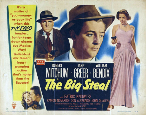The Big Steal (1949)_0 Poster Canvas Movie Film Print A0 A1 A2 A3 A4 A5 A6 Art W