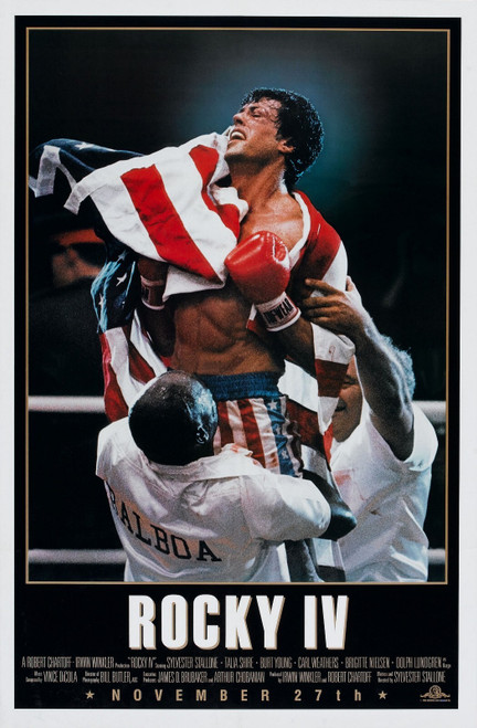 Rocky-4 Poster Canvas Movie Film Print A0 A1 A2 A3 A4 A5 A6 Art Wall Decoration
