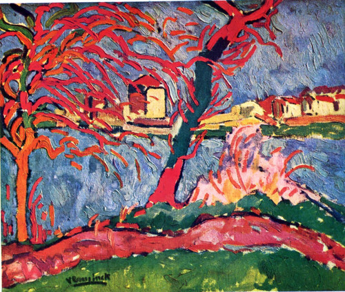 Maurice de Vlaminck - Painting nr 108 Poster Canvas Movie Film Print A0 A1 A2 A3
