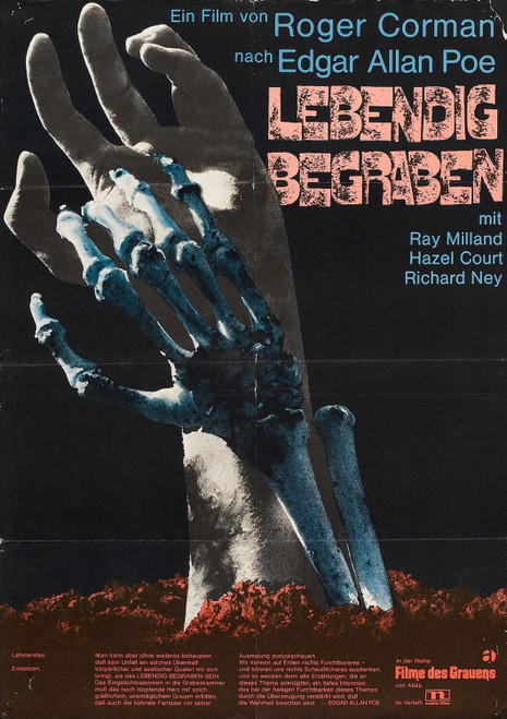 Premature Burial (1962)_3 Poster Canvas Movie Film Print A0 A1 A2 A3 A4 A5 A6 Ar
