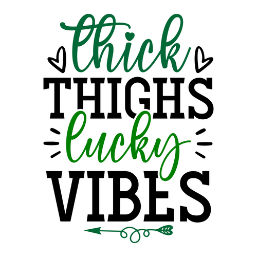 Thick Thighs Lucky Vibes-01 (3) Poster Canvas Movie Film Print A0 A1 A2 A3 A4 A5