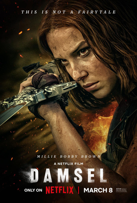 Damsel (2024)_3 Movie Film Poster Canvas iconic design