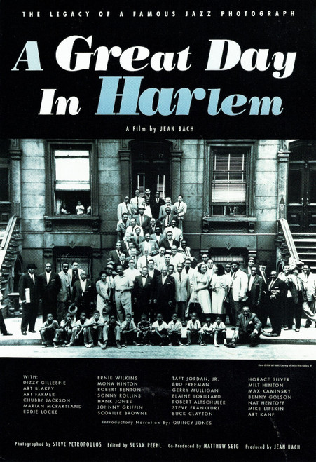 A Great Day In Harlem- Us 1995 Poster Canvas Movie Film Print A0 A1 A2 A3 A4 A5