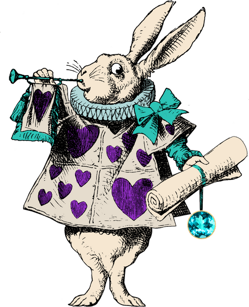 dark-alice_0025_rabbit Custom Made Poster Canvas Print A0 A1 A2 A3 A4 A5 A6 Art