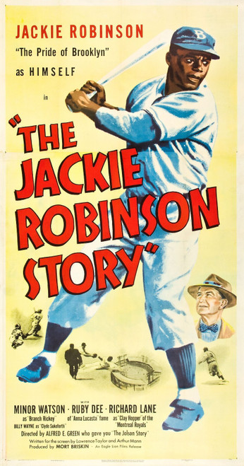 The Jackie Robinson Story (1950)_2 Poster Canvas Movie Film Print A0 A1 A2 A3 A4