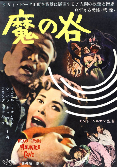 Beast From Haunted Cave 03 Poster Canvas Movie Film Print A0 A1 A2 A3 A4 A5 A6 A
