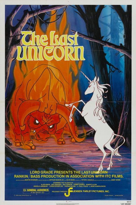 The Last Unicorn (1982)_1 Poster Canvas Movie Film Print A0 A1 A2 A3 A4 A5 A6 Ar