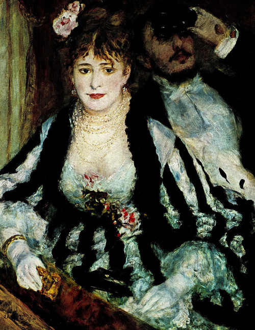 Renoir - The Loge 1874 Poster Canvas Movie Film Print A0 A1 A2 A3 A4 A5 A6 Art W