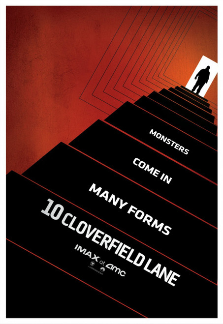10 Cloverfield Lane (2016)_5 Movie Film Poster Canvas iconic design
