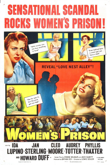 Womens Prison 01 Poster Canvas Movie Film Print A0 A1 A2 A3 A4 A5 A6 Art Wall De
