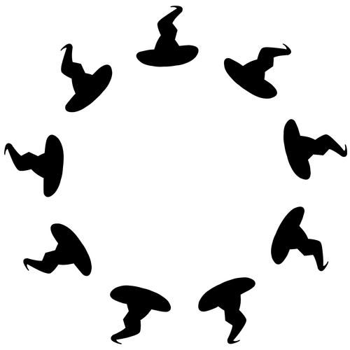 SVGPRO_Halloween Witch1-11 Poster Canvas Movie Film Print A0 A1 A2 A3 A4 A5 A6 A