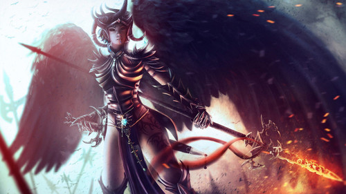 dungeons-dragon-fantasy-girl-3840x2160 Poster Canvas Print Art Painting Decor Re