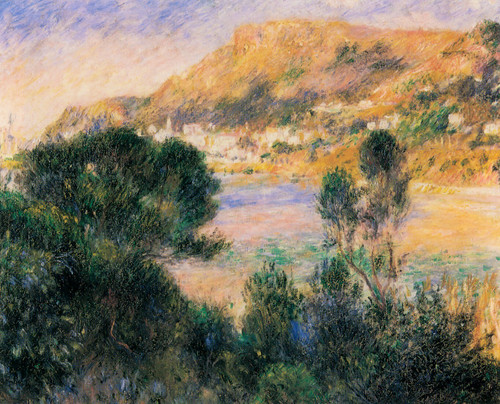 Pierre Auguste Renoir - The Estrel Mountains Poster Canvas Movie Film Print A0 A