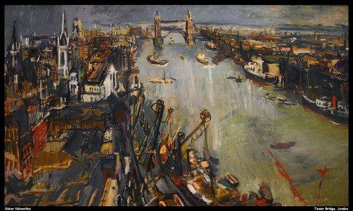 oskar-kokoschka---tower-bridge-london--jpb_14693006508_o(1) Poster Canvas Movie
