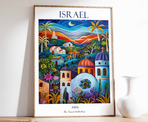 10_Israel Print, Israel Travel Poster, Middle East Travel Print, Jewish Decor, G